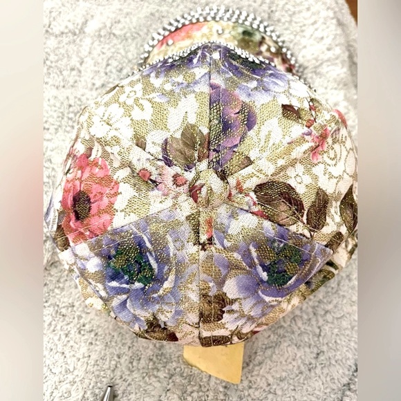 NWT Embellished "NYC" Crystals BLING Floral Baseball Cap Hat- Rhinestones - Picture 2 of 4